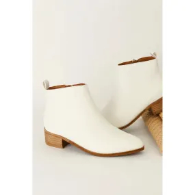 Beast Fashion PU Leather Block Heel Boots