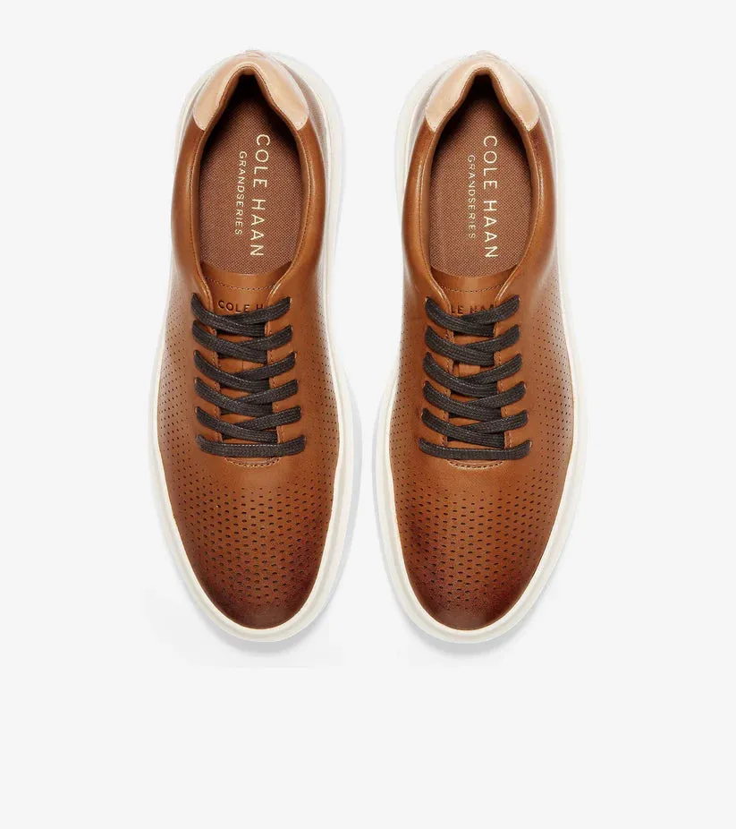 Cole Haan GrandPrø Rally Laser Cut Trainer - Tan