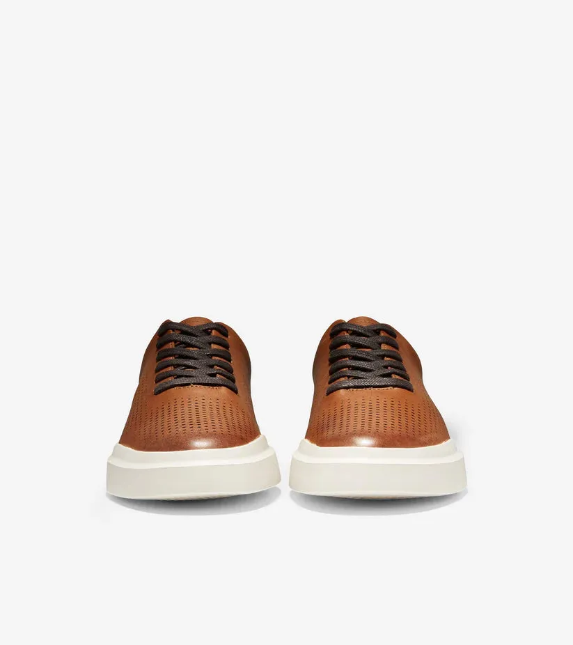 Cole Haan GrandPrø Rally Laser Cut Trainer - Tan