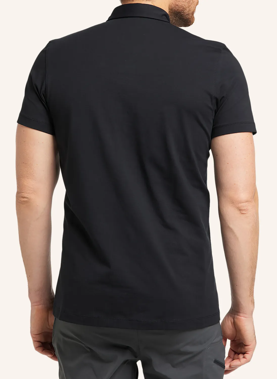 Haglöfs Men&#x27;s Mirth Polo True Black | Buy Haglöfs Men&#x27;s Mirth Polo True Black here | Outnorth