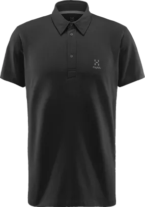 Haglöfs Men&#x27;s Mirth Polo True Black | Buy Haglöfs Men&#x27;s Mirth Polo True Black here | Outnorth