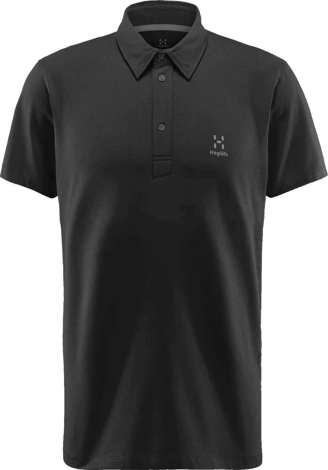 Haglöfs Men&#x27;s Mirth Polo True Black | Buy Haglöfs Men&#x27;s Mirth Polo True Black here | Outnorth