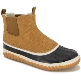 JBU by Jambu Womens Paisey Waterproof Faux Leather Faux Fur Lined Rain Boots