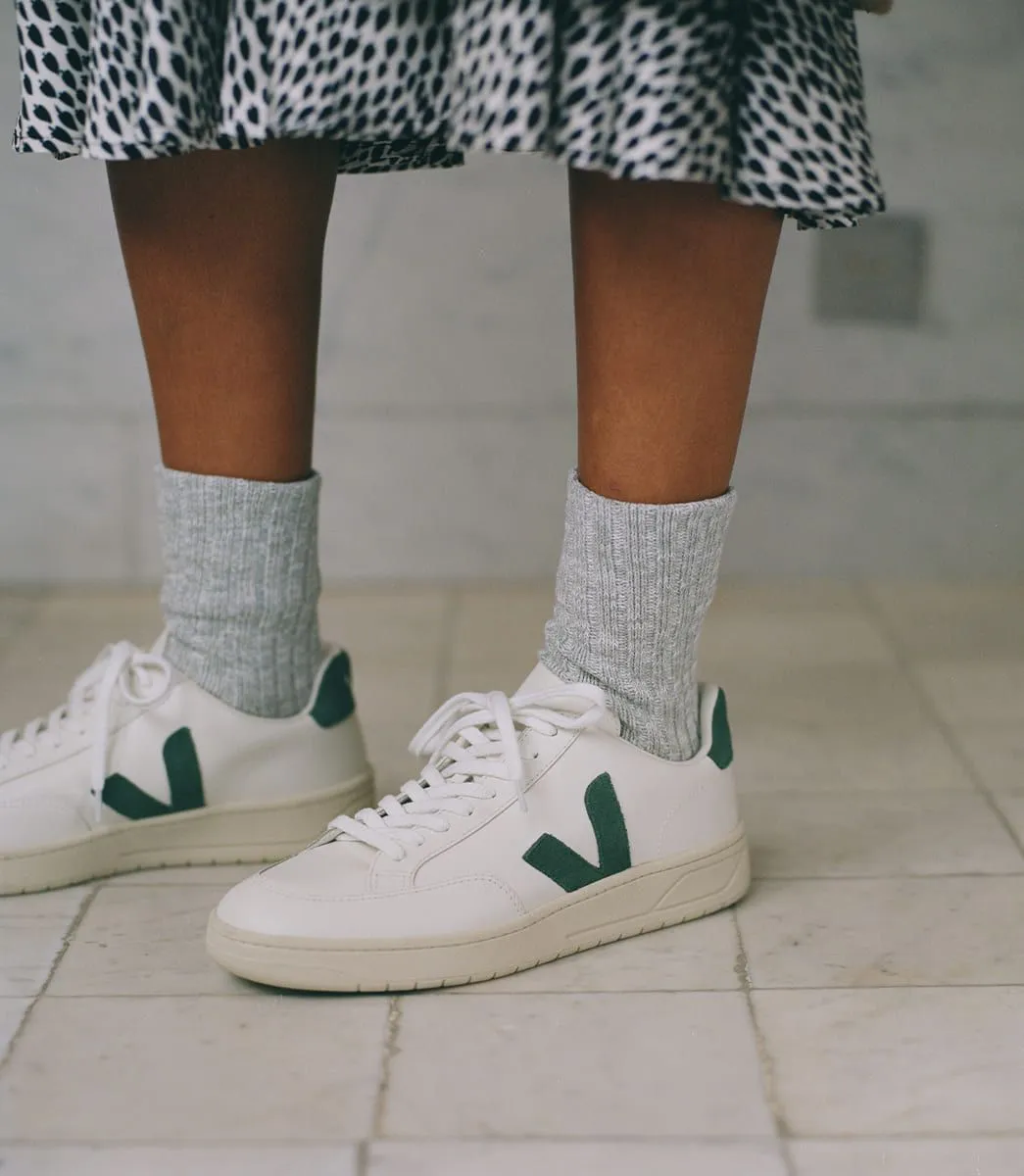 V-12 LEATHER | WHITE CYPRUS